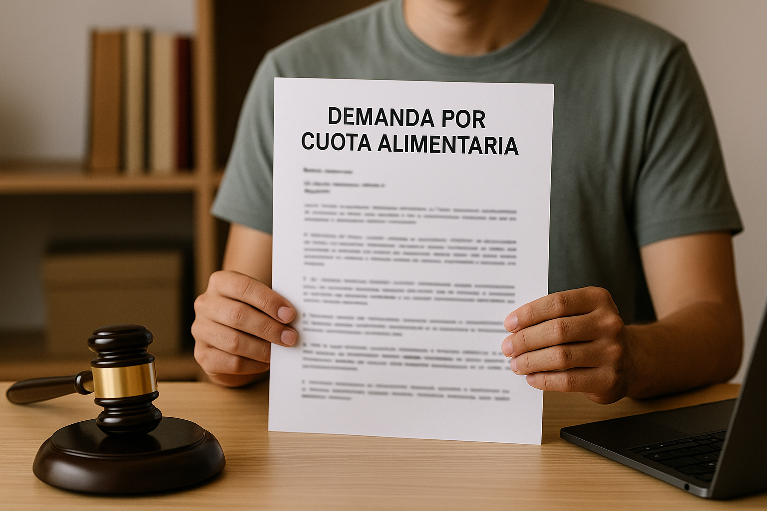 Proceso legal para demandar por cuota alimentaria siendo adulto en Colombia